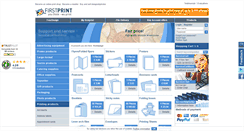 Desktop Screenshot of firstprint.com