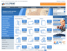 Tablet Screenshot of firstprint.com