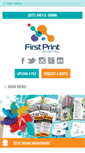 Mobile Screenshot of firstprint.com.au